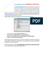 Cara Menghilangkan Laporan Cetak Di Microsoft Word 2007 & 2013 PDF