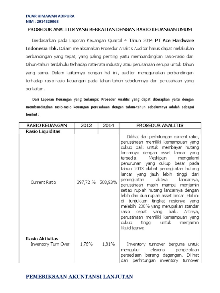 Analisis Review PT Ace Hardware PDF