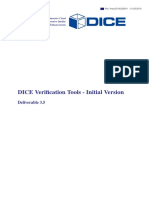 D3.5 DICE Verification Tools Initial Version
