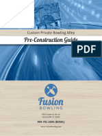 Fusion Bowling Pre Construction Guide