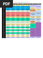 Modelo de Cronograma de Estudos Do Curso Enem - Noite