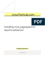 Installing Mod_pagespeed for Apache Webserver