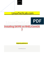 Installing SKYPE on RHEL CentOS 7