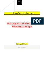 Working With Vi Vim Editor 