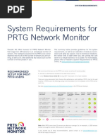 PRTG System Requirements en