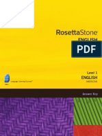 English - (American) Level - 1 - Rosetta Stone - Answer - Key PDF