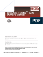 ExVection 6220 Toaster Manual