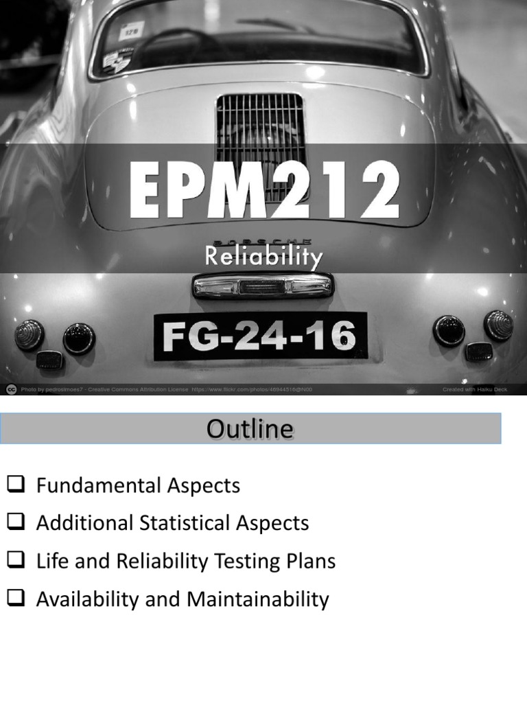Understanding Reliability and Testing Methods | PDF | Reliability ...