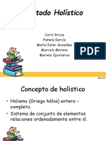 Método holístico lectura