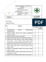 Daftar Tilik Pengambilan Sampel Air