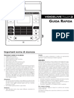 Manuale Voice Live Touch 2
