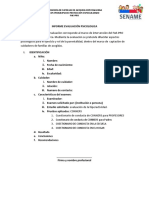 Informe Examen Psicologico