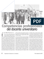 Competencias Del Docente Universitario PDF