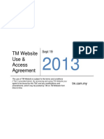 TM Website Use 2013