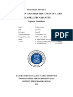 Penentuan Gas Specific Gravity Dan Oil Specific Gravity