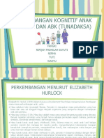 Perkembangan Kognitif Anak Normal Dan ABK (Tunadaksa)