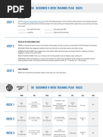 Brooks 5K Beginner Training Plan - Miles