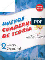Nuevos Cuadernos Teoria Musical Ibanez Cursa 2 Grado Elemental PDF