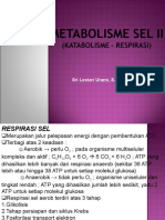 Presentasi Kuliah III-Metabolisme Sel II (Respirasi)