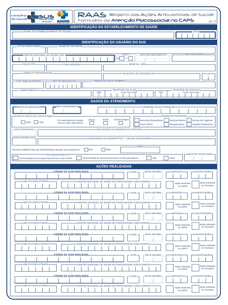 Formulario Raas