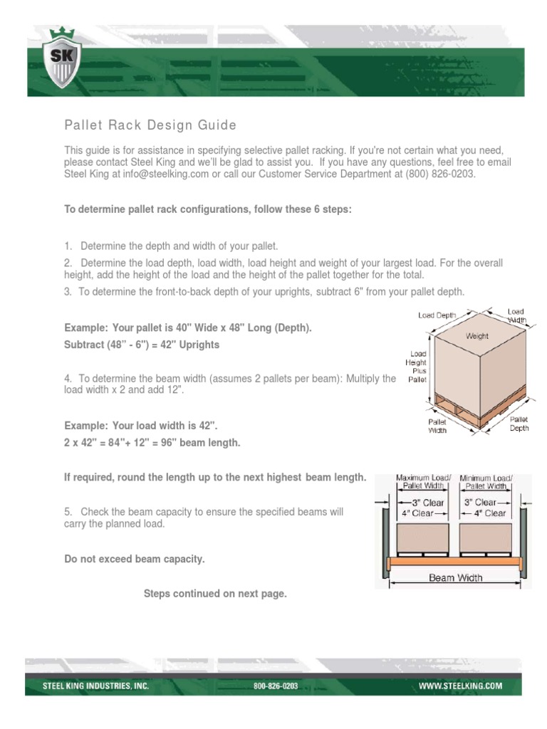 Pallet Rack Configuration Guide | PDF