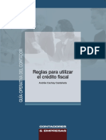 Reglas para Utilizar El Crédito Fiscal