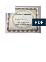 certificate of hours- katelyn weber