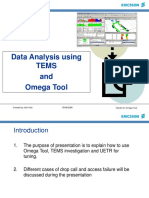 Data Analysis Using Tems and Omega Tool: Created by Julio Velo 05/06/2006 Hands On Omega Tool