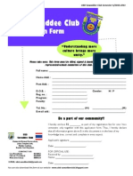 UBD Sawaddee Club Admission Form