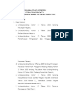 Kerangka Acuan Kegiatan 2016 PDF