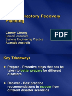 AD Recovery