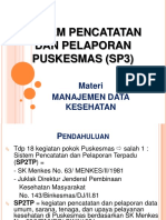 Sistem Pencatatan dan Pelaporan Puskesmas (SP3