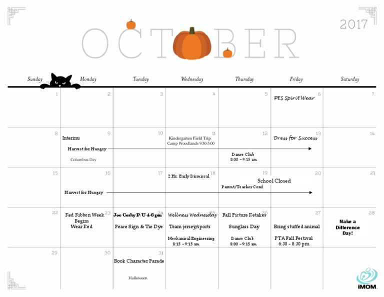 October Calendar | PDF