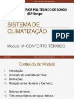 Modulo #IV - Conforto Termico