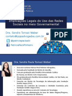 Implicações Legais Do Uso Das Redes Sociais No Meio Governamental