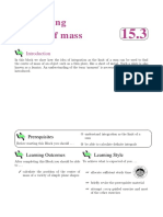 Calculating Centres of Mass: Prerequisites