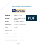 Ensayo #7 Peso Volumétrico y Peso Unitario de Suelos Cohesivos