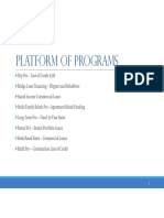 Platform Programs