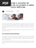 Entenda o Conceito de Premissas de Um Projeto e Saiba Como Defini-las _ IBC Coaching