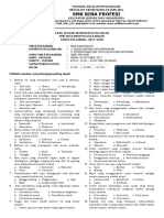 Soal Midtest Ganjil Senbud Xi AP - PM 2017.2018