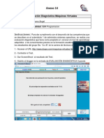 Anexo 14 Test de Evaluación Diagnóstico de Maquinas Virtuales