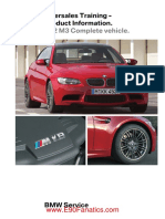 BMW M3 Aftersales Training Information PDF