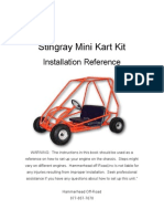 Stingray Mini Kart Kit: Installation Reference