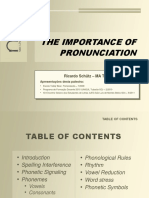 Importance of Pronunciation