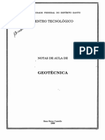 Notas de Aula de Geotécnica - Prof Reno Reine Castello (1998) PDF