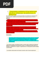Componentes Constitutivos de Las Instituciones Educativas