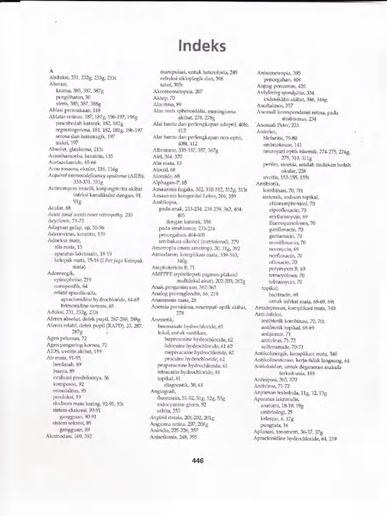 Obat dan ICD untuk Masalah Mata | PDF