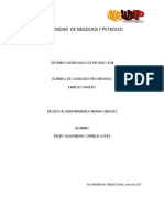 Bombeo de Cavidades Progresivas y Embolo Viajero Tarea