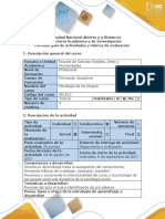 Guía de Actividades y Rubrica de Evaluación - Paso 1 - Reconocer La Intencionalidad Del Curso y Lo Saberes Previos