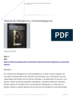 Manual de Inteligencia y Contrainteligencia